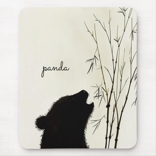 Mousepad Panda Silhouette (Frente)