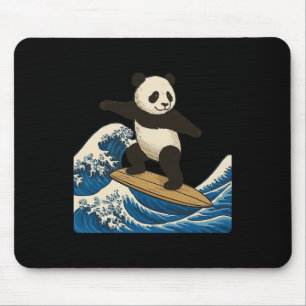 Mousepad Panda Surfando Japonês _3