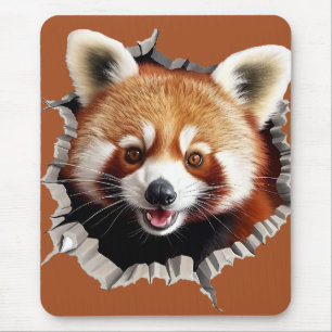 Mousepad Panda Vermelho