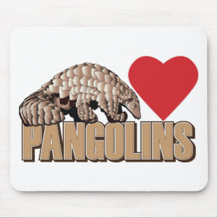 Mousepad Pangolins-Coração