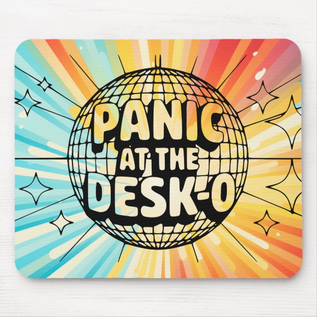 Mousepad Panic at the Desk-O (Frente)