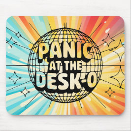Mousepad Pânico na Mesa-O