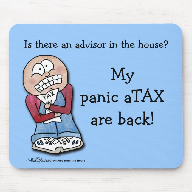 Mousepad Pânico TAX! (Frente)
