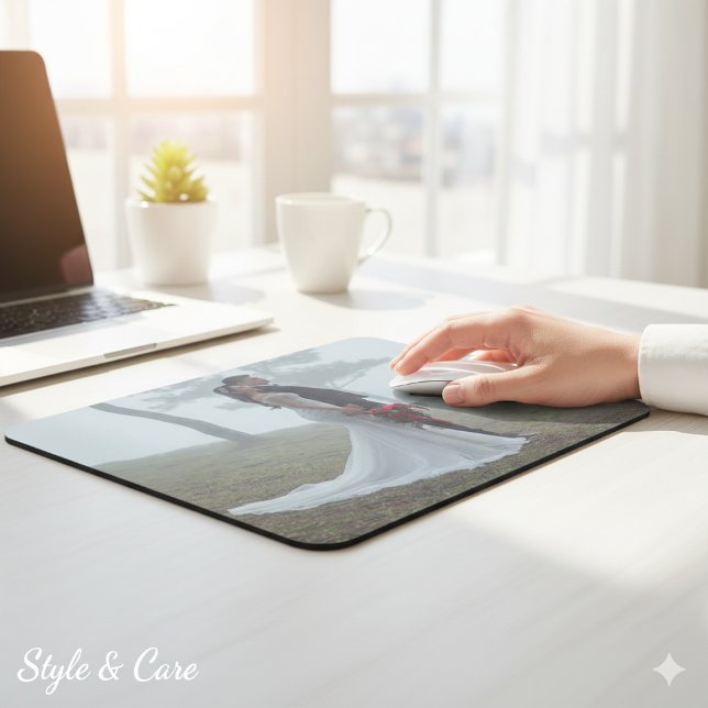 Mousepad Pano de Mouse Única com a Sua Imagem (Unique Mouse Pad Featuring Your Picture)