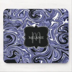 Mousepad Pano de Rato Personalizado Água Mármore Redemoinho