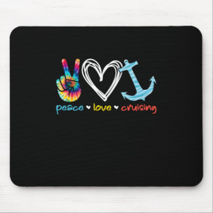Mousepad Pano Flutuante Do Oceano Flutuante Com Amor De Paz