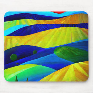 Mousepad Panorama Colinas Rainbow Fantasy