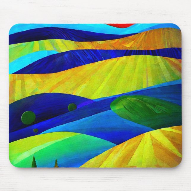 Mousepad Panorama Colinas Rainbow Fantasy (Frente)