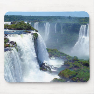 Mousepad Panorama das cachoeiras de Iguazu de Brasil