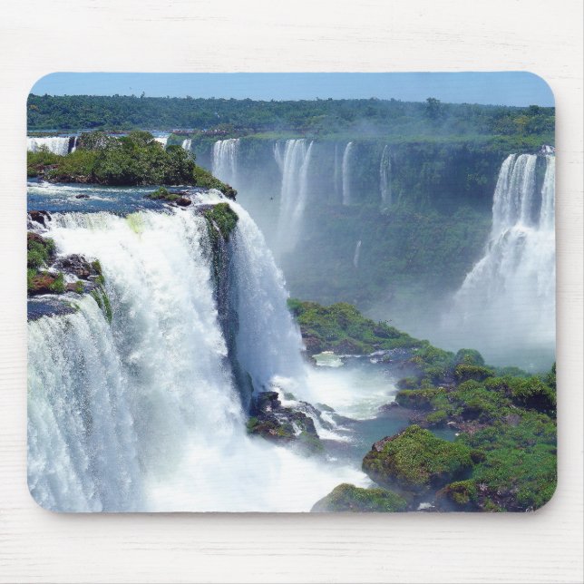 Mousepad Panorama das cachoeiras de Iguazu de Brasil (Frente)