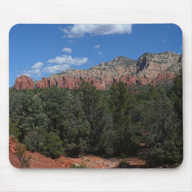 Mousepad Panorama das Rochas Vermelhas na Arizona de Sedona (Frente)