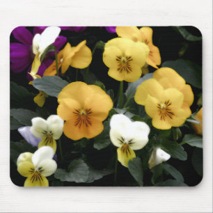 Mousepad Pansies