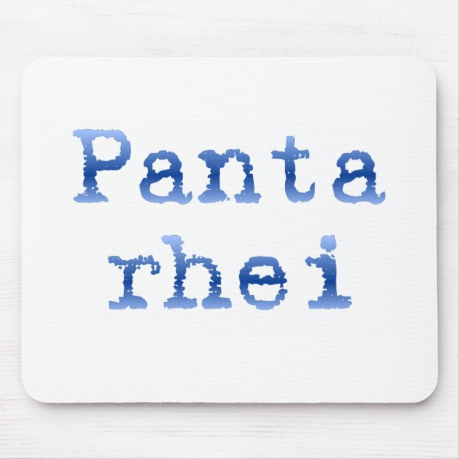 Mousepad Panta rhei "Tudo corre" (Frente)