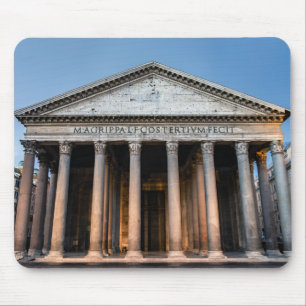Mousepad Panteão, templo sagrado ao amanhecer - Roma, Itá