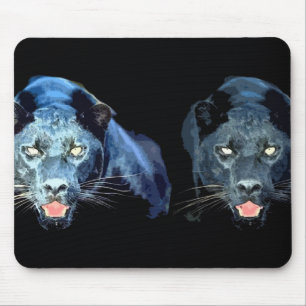 Mousepad Pantera Jaguar Preta