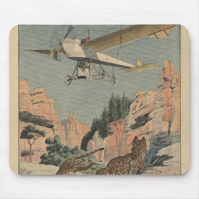 Mousepad Panteras da caça de um avião em Texas (Frente)