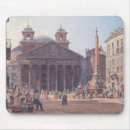 Mousepad Pantheon e Piazza della Rotonda em Roma, Itália