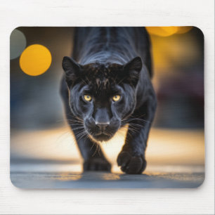 Mousepad Panther Willife Animal Na Rua