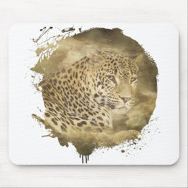Mousepad Panthère Animal Vie Sauvage Jungle Nature Aventure