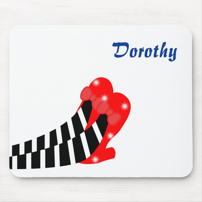 Mousepad Pantufas vermelhas de rubi Oz no tapete de rato de (Frente)