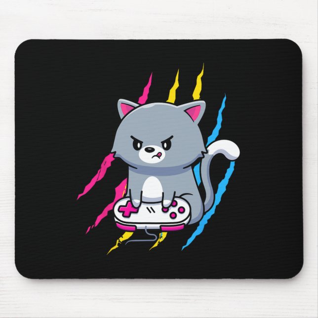 Mousepad Panual Gaymer Geek Pride Lgbt Video Game Lover Gif (Frente)