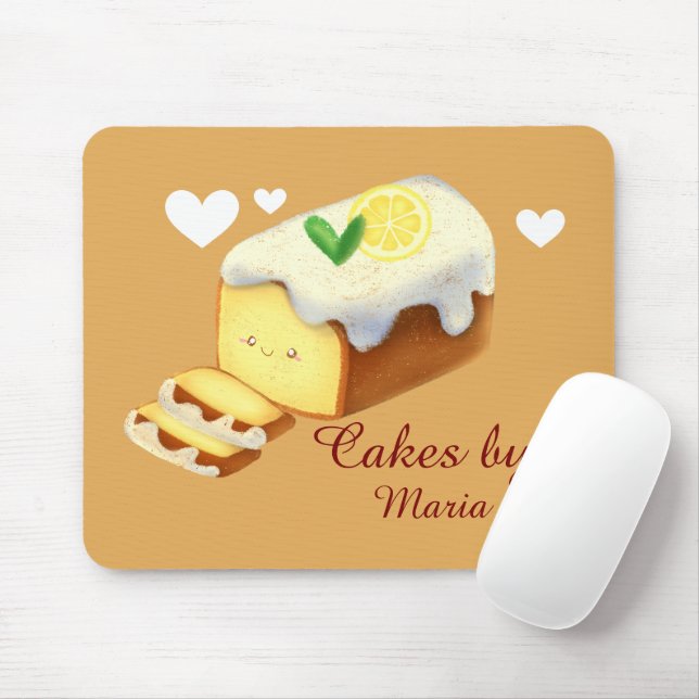 Mousepad Pão De Bolo Lemon Loaf Com Grito (Com mouse)