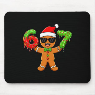 Mousepad Pão de Mel Six Seven 67 Meme 6 7 Natal Engraçado
