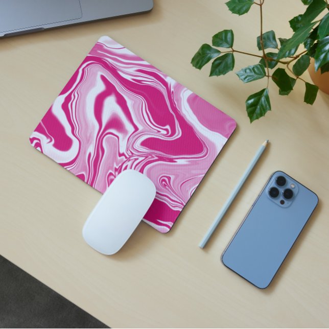 Mousepad Pão de Mouse Corante Rosa-Rosa-Funk (Criador carregado)