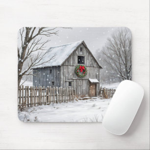 Mousepad Pão De Natal Em Flocos De Neve