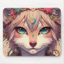 Mousepad Pão de rato animal animado, gato anime