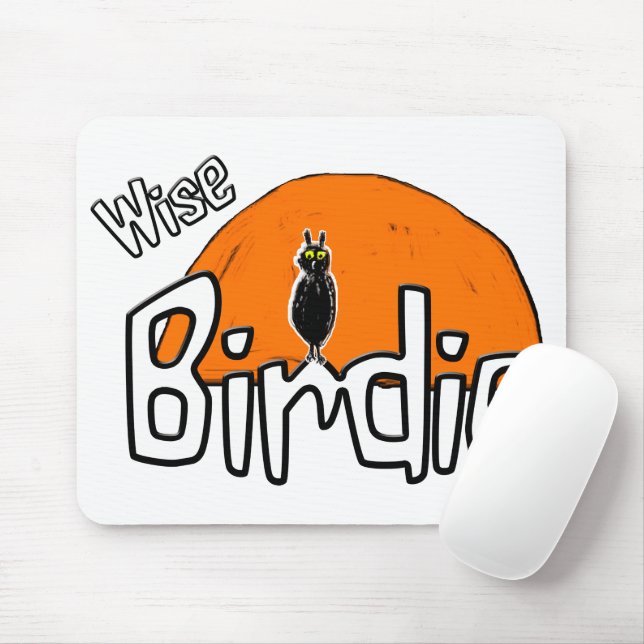 Mousepad Pão de rato Wise Birdie (Com mouse)