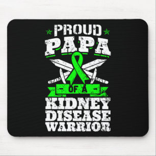 Mousepad Papá De Um Pai De Consciência Do Guerreiro Da Doen