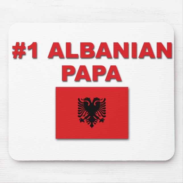 Mousepad Papá do albanês #1 (Frente)