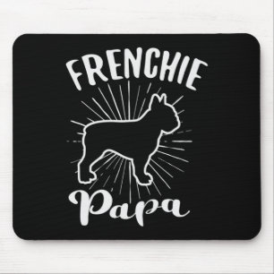Mousepad Papa Frensh Bulldog Frenchie French Puppy Dog
