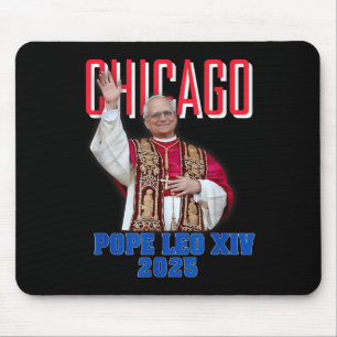 Mousepad Papa Leão Xiv 2025 - Primeiro Papa Americano de Ch