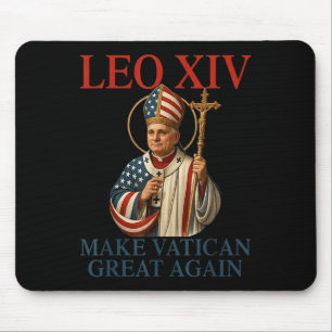 Mousepad Papa Leo Xiv Faça Excelente Vaticano Novamente Chu