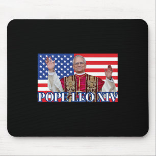 Mousepad Papa Leo Xiv Novo Papa Primeiro Papa Pavilhão Amer