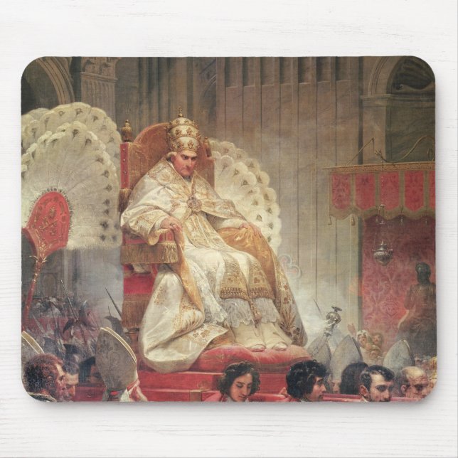 Mousepad Papa VIII em St Peter no Sedia Gestatoria (Frente)