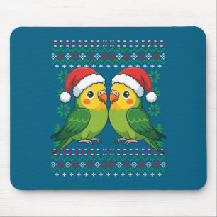 Mousepad Papagaio De Natal Suéter De Natal Feio Papagaios L