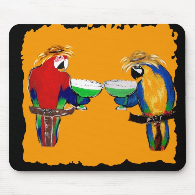 Mousepad Papagaios Bêbados (Frente)