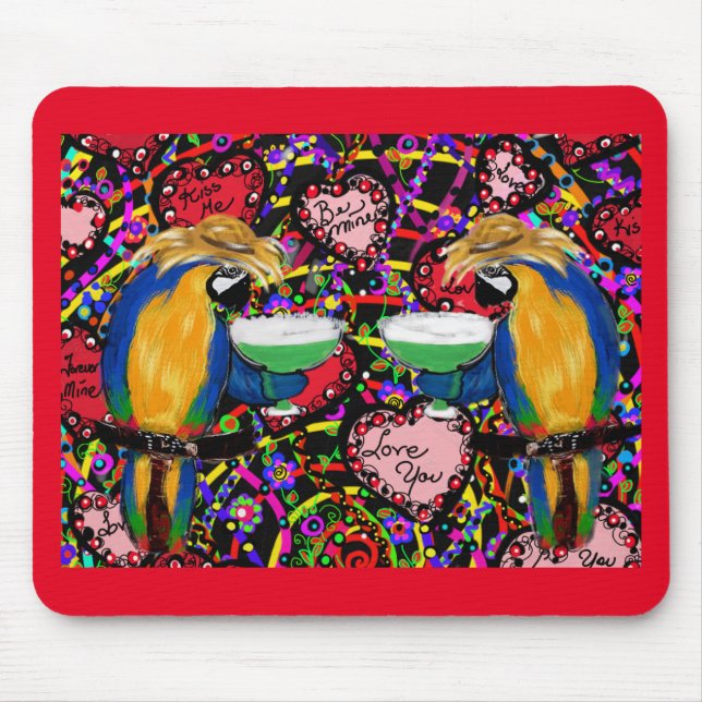 Mousepad Papagaios de São Valentim (Frente)