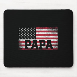 Mousepad Papai Bandeira Americana Dia dos Pais Presente 4 d