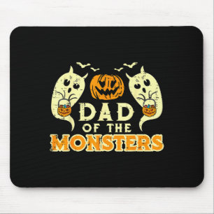 Mousepad Papai de Monstros Halloween Fantasia de Família Di