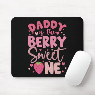 Mousepad Papai do Doce Morango de Aniversário