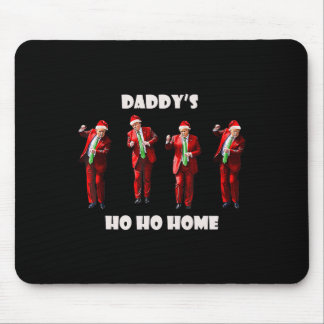 Mousepad Papai engraçado Ho Ho Casa Trump Dança Papai Noel 
