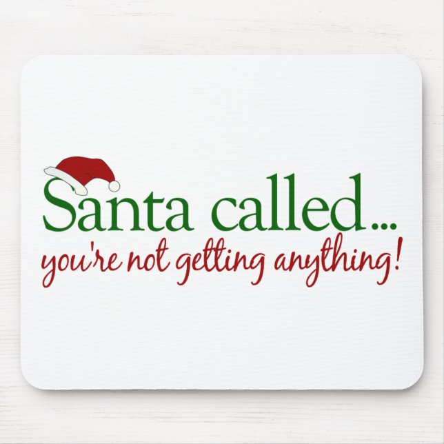 Mousepad Papai noel chamado (Frente)