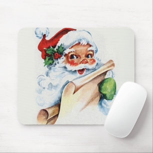 Mousepad Papai Noel com sua lista de Natal
