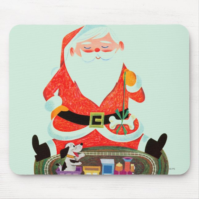 Mousepad Papai noel com trem (Frente)