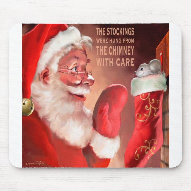 Mousepad Papai noel CON33 3 Stockings.tif (Frente)