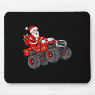 Mousepad Papai Noel De Natal Viajando Em Monster Truck Boys